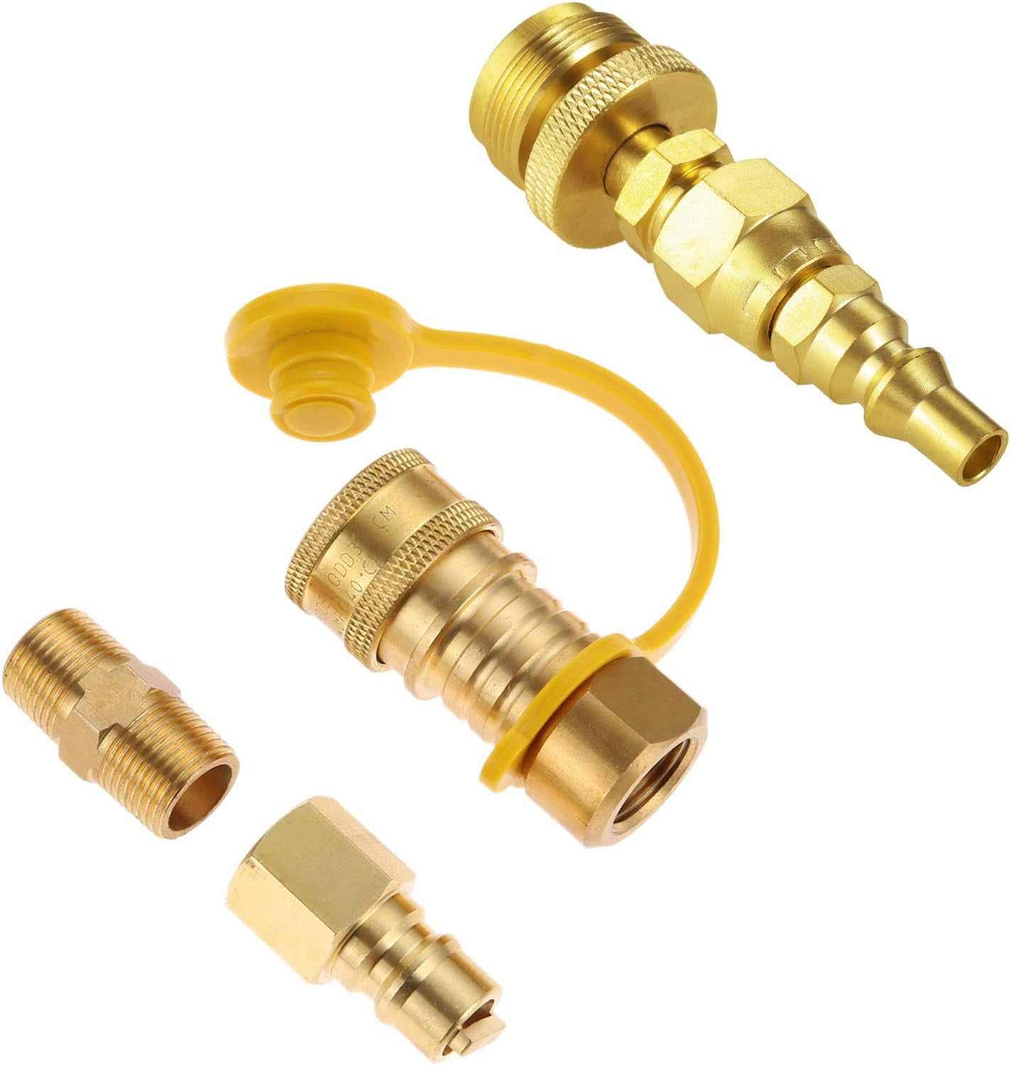 1lb Propane Disposal Adapter Fitting with 1/4" Quick Connect Disconnect