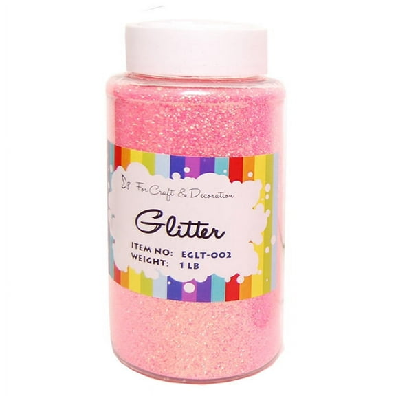 1lb SUPER FINE GLITTER POWDER 16 oz Coral