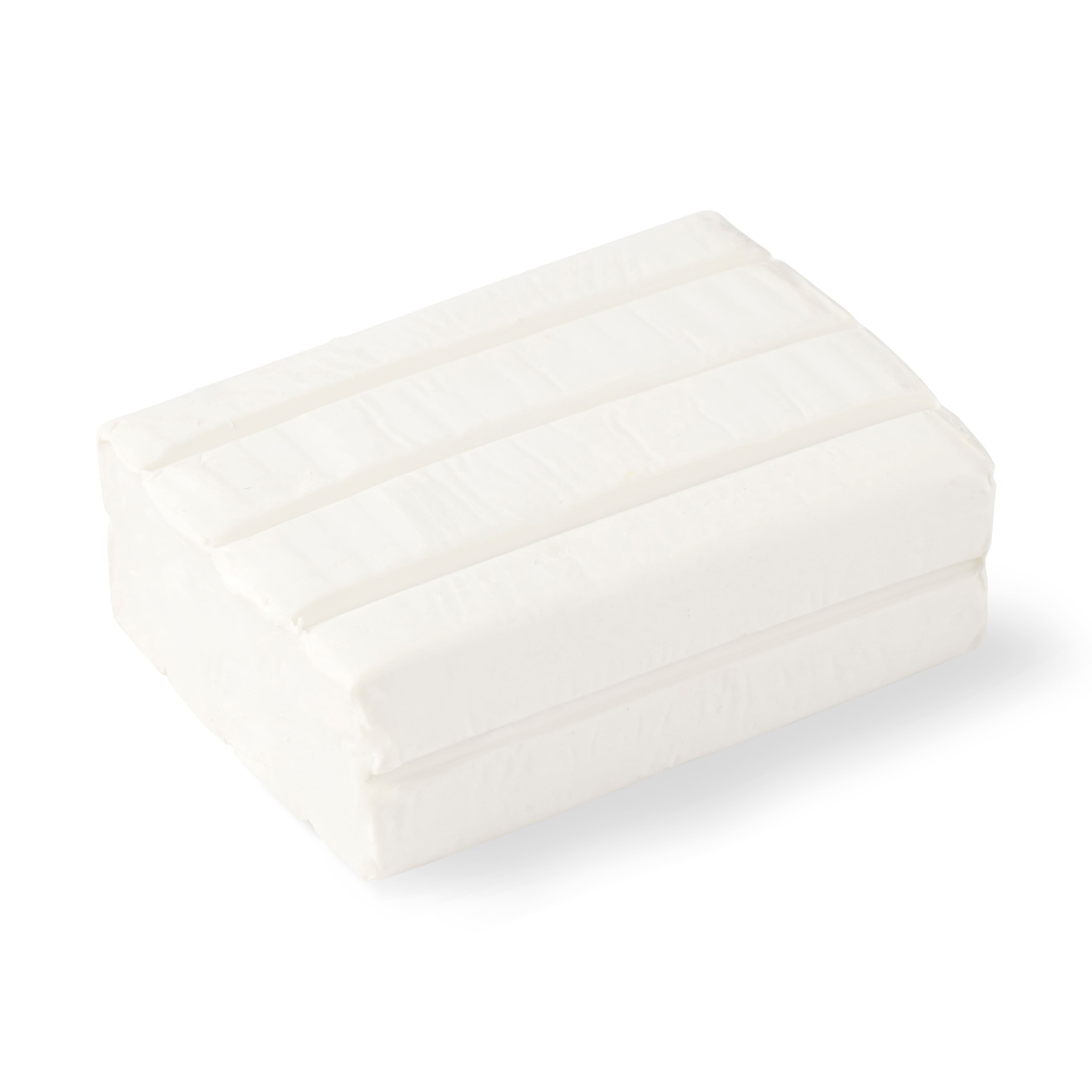 1lb. White Plastalina Modeling Clay by Craft Smart Clay for Sculpting, Modeling, Claymation