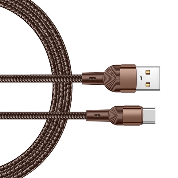1m/2m Fast Charging Data Sync Cable Type-C Charging Cable 100W 480Mbps USB A to Type-C Cord Braided Type-C Data Cord