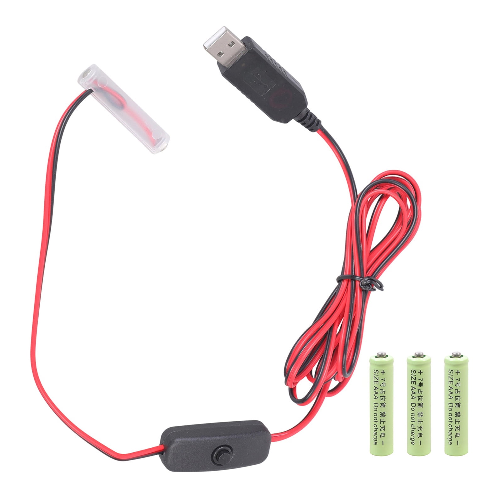 1m/2m Long 5V USB Input to 6V Output Cable 3A Elimination for ...