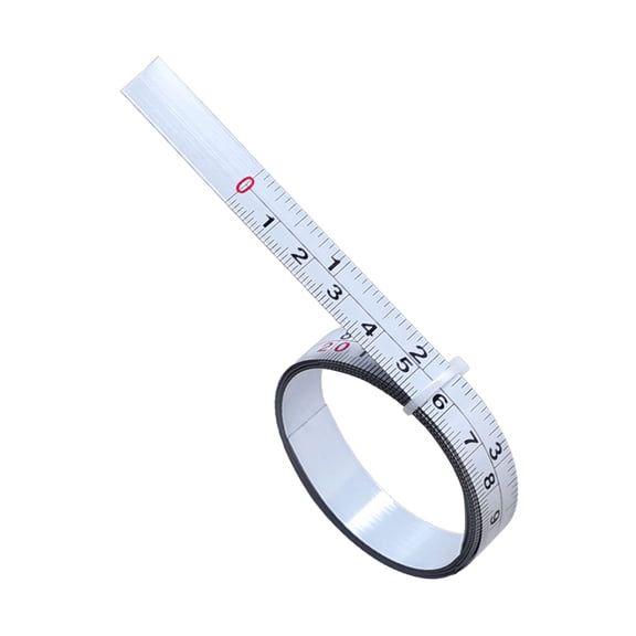 1m/2m Measuring Tape Workbench Ruler Self-Adhesive Tape Measure Inch & Metric Double Scale Miter Saw Track Tape Measure