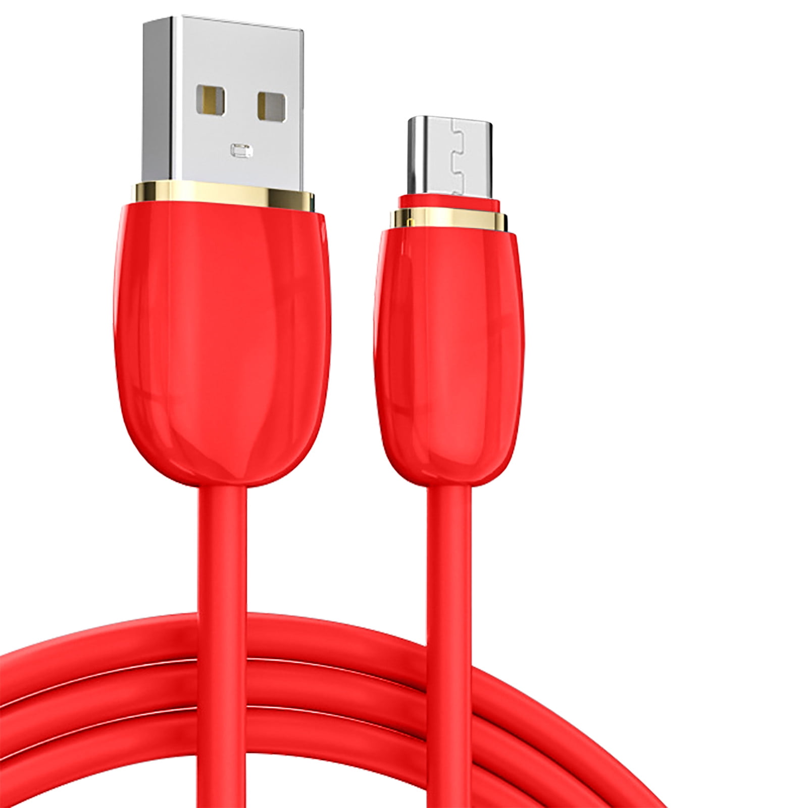 1m 3A Silicone Data Mobile Phone Color Fast Charging Line Liquid Soft