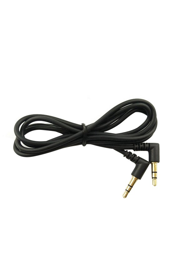1m 90 Degree Angle 3.5mm Male to Male Car AUX Speaker Stereo Audio Cable Cord