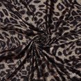 thumbnail image 1 of 1m Mermaid Scales Fabric 39x59 inch Leopard Print Hologram 2 Way Stretch Fish Scale Fabric Black Brown Spandex Mermaid, 1 of 9