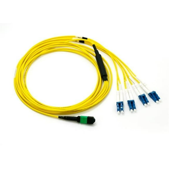 1m Plenum 40Gb MTP(MPO)/4LC Breakout OFNP Fiber Optic Cable