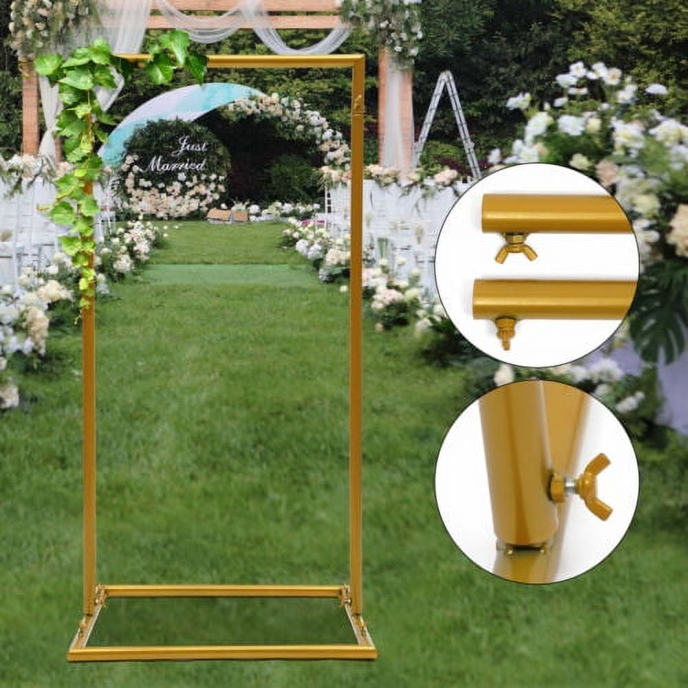 1m Rectangular Flower Decor Arch Rack Wedding Ballon Stand For Venue ...