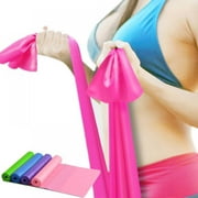 1m Yoga Stretch Band Elastic Band Fitness Men And Women Resistance Band Strength Training Stretch Band Latex
