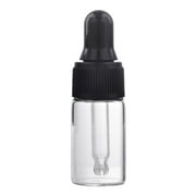 1ml/2ml/3ml Refillable Clear Mini Empty Glass Dropper Bottle Protable Travel Aromatherapy Liquid Dispenser for Essential Oil Eye Drop