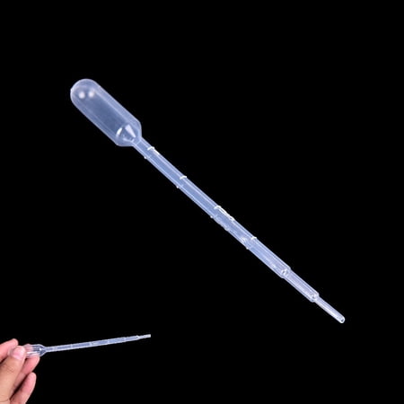 1ml Disposable Polyethylene Eye Dropper Set Transfer Graduated Pipettes 25 Pack