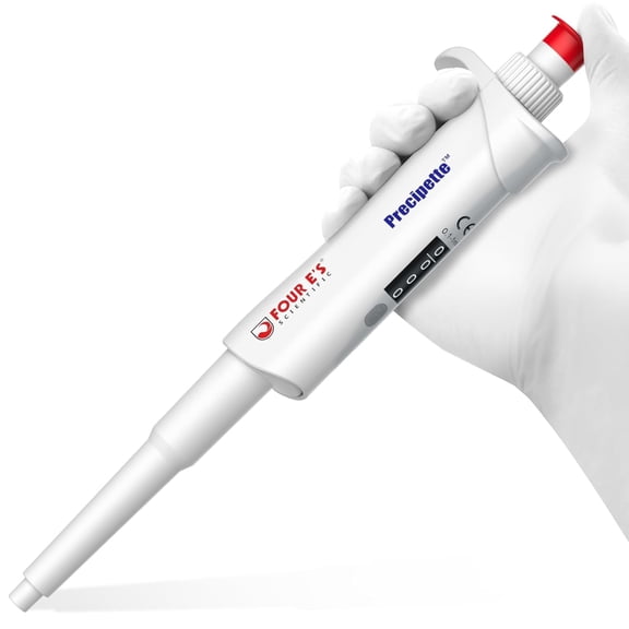 FOUR E's Scientific 100-1000μl Pipette, High Accurate Single-Channel Pipettor, Adjustable Variable Volume Micropipette for Laboratory