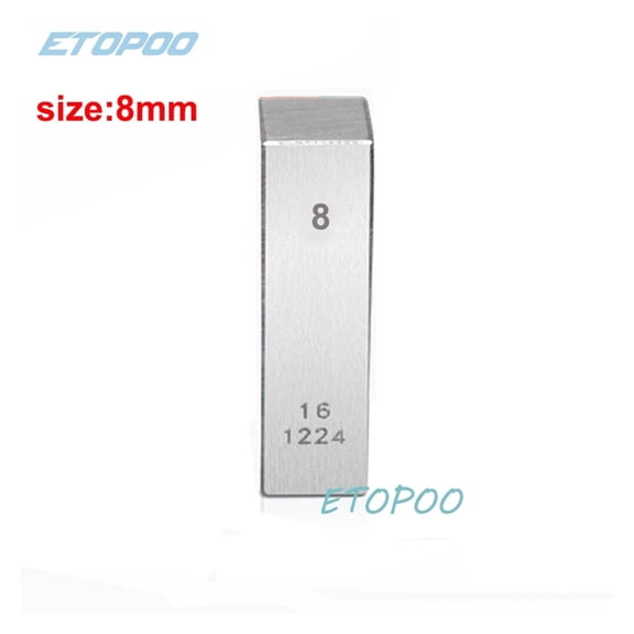 1mm 2mm 3mm 4mm 5mm 6mm 7mm 8mm 9mm 10mm Precision Steel Block Gauge Parallel Gauge Pin Gauge Block Measurement Lathe Tools ,Quick Measurements