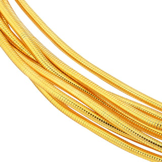 Colorful Metallic Thread Handmade Cross-stitch Wiring Thread Gold