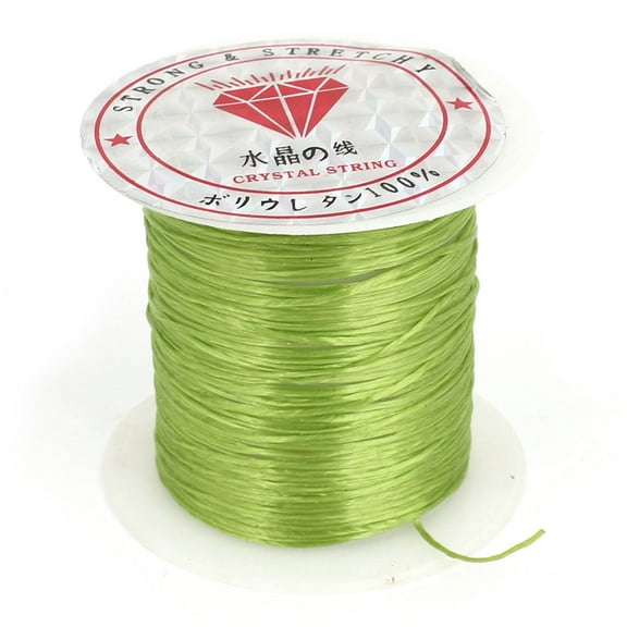 1mm Green Elastic Stretch Beading String Thread Cord Wire for Jewelry Making