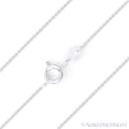 thumbnail image 1 of 1mm Polished Ball Bead Link Italian Chain Necklace in .925 Sterling Silver, 1 of 2