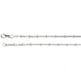 thumbnail image 1 of 1mm Sterling Silver Snake & Bead Chain, 1 of 1