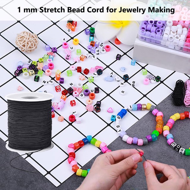 1mm Thick Elastic Thread For Handmade Bracelets Durable & Versatile For DIY Projects