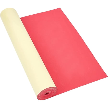 1mm Thick Red Self-Adhesive EVA Foam Roll 78.7x11.8 Inch