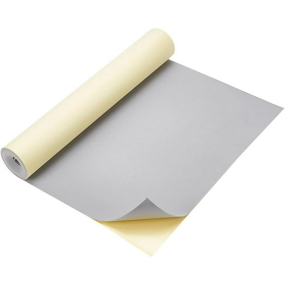 1mm Thick Self-Adhesive EVA Foam Roll 78.7x11.8 Inch Foam Padding Sheet for Furniture Protecting Gap Filling Costumes Gaskets Wall Protector Light Grey Grey DIY