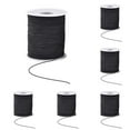 thumbnail image 1 of 1mm Wide Elastic Band Sewing Thread for Shirring, Stretchy Band Durable & Versatile Elastic String for Clothing Jewelry Making and Bracelet Making 50M Per PCS 7/8PCS, 1 of 7