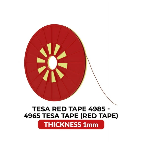 1mm Width 25M Length Double Sided Red Tape Adhesive For Phone LCD / Digitizer Repair