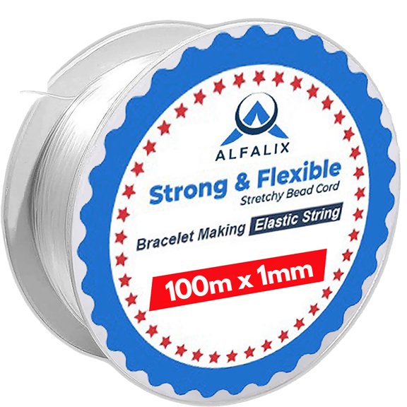 1mm x 100m Bracelet String For Bracelet Making Clear Elastic String