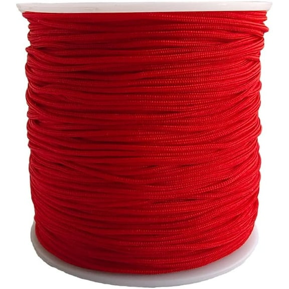 1mm x 130 Yards Nylon Beading Cord Braided Thread String for Chinese Knotting, Friendship Bracelets,Rattail Macrame,Neck