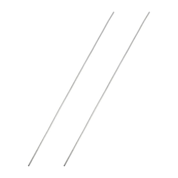 1mm x 150mm 304 Stainless Steel Solid Round Rod for DIY Craft - 2Pcs