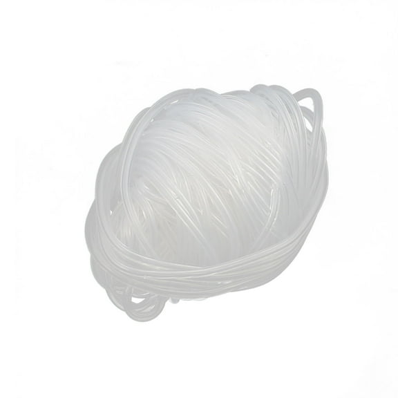 1mm x 2mm High Temp Resistant Flexible Clear Silicone Tube Hose Pipe 10M Length