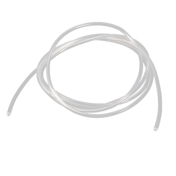 Uxcell 1mm x 2mm  White High Temperature Resistant Flexible Silicone Tube Pipe 1 Meter Length