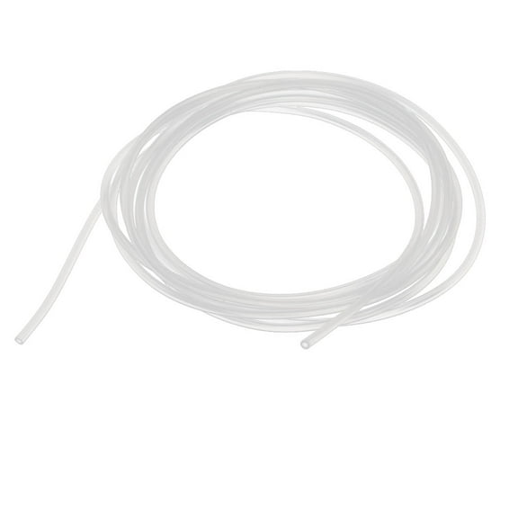 1mm x 2mm High Temperature Resistant Flexible Silicone Tube Pipe 2 Meters Length