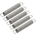 thumbnail image 1 of 1mmx10mmx70mm Extended Compression Spring,3.4Lbs Load Capacity,Silver,Pack of 5, 1 of 5