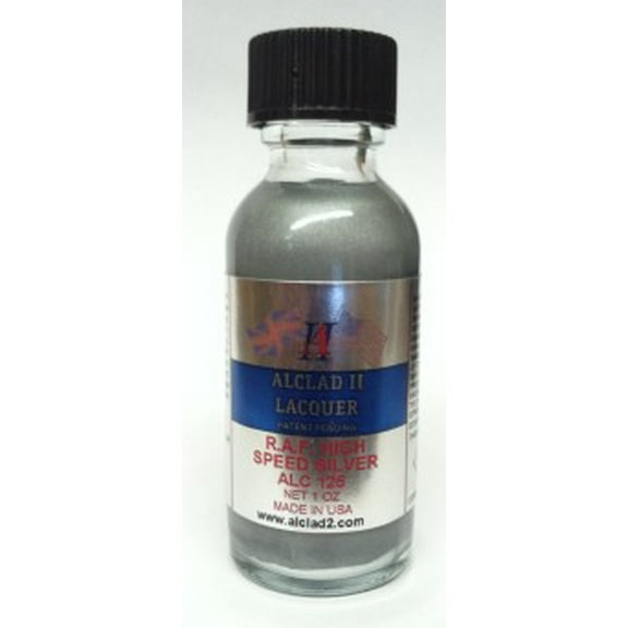 1oz. Bottle RAF High Speed Silver Lacquer