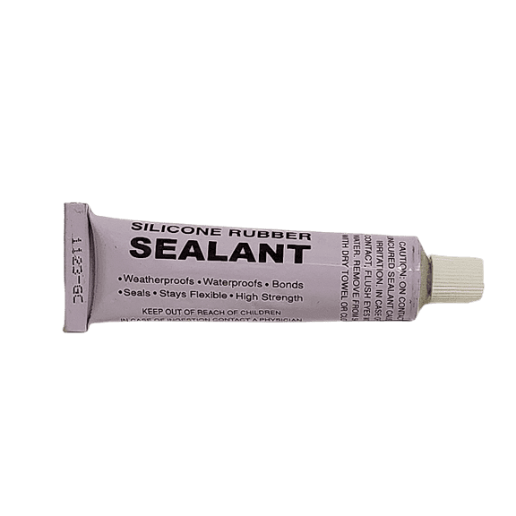 1oz Clear Silicone Adhesive, Sealant, Glue