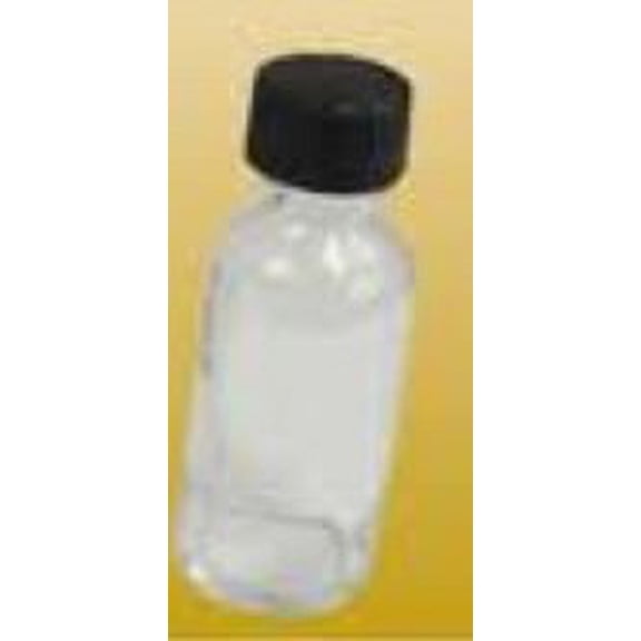 1oz. Empty Glass Mixing Bottles w/Lids (12/Bx)