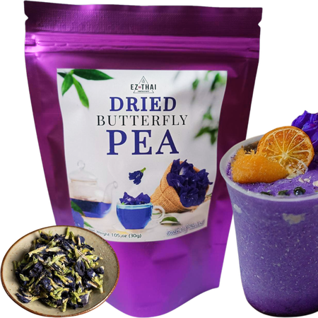 1oz x 10packs - Pure Dried Butterfly Pea Flower Tea Herbal