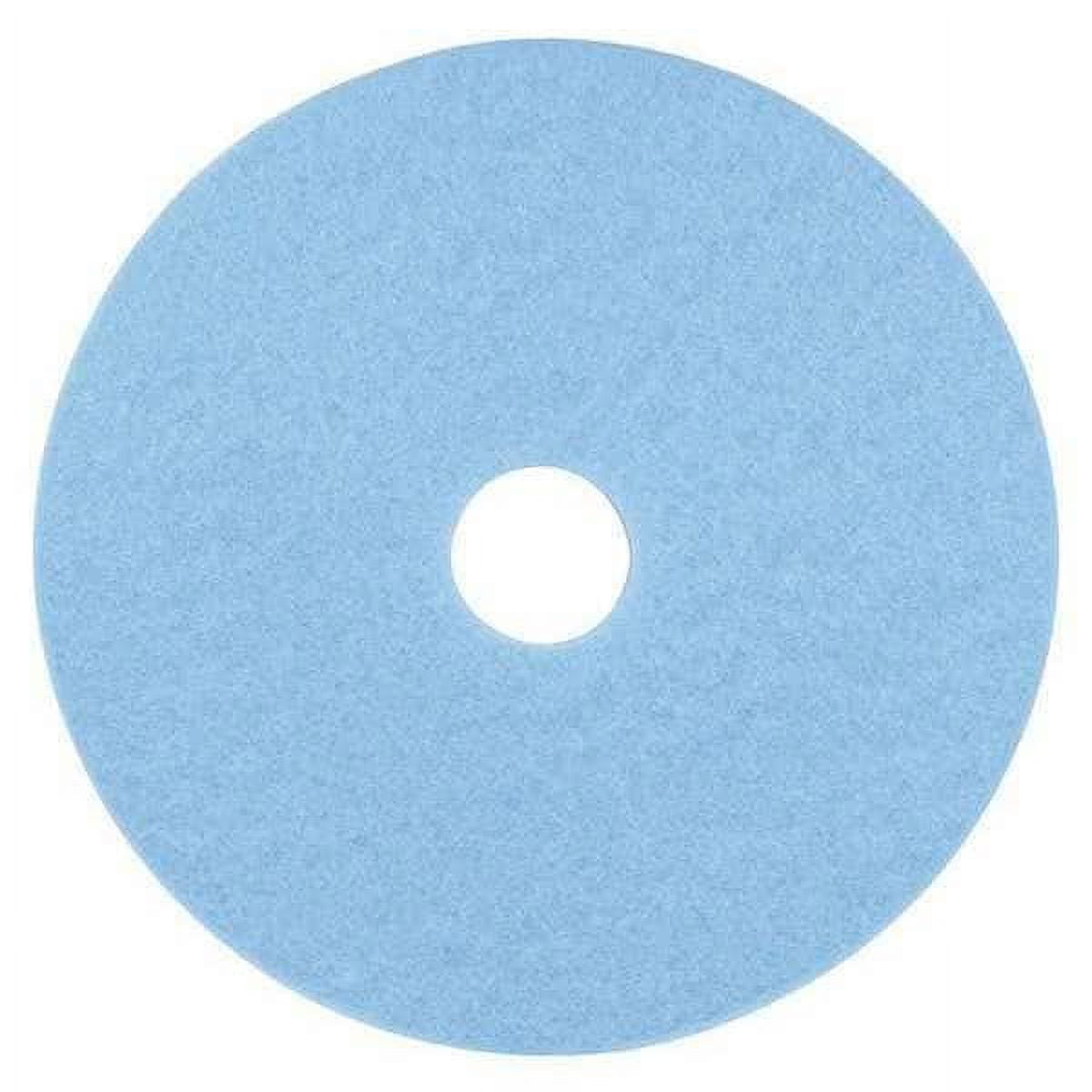 1pack 3M 3050-17 Burnishing Pad, 17 In, Sky Blue, PK5