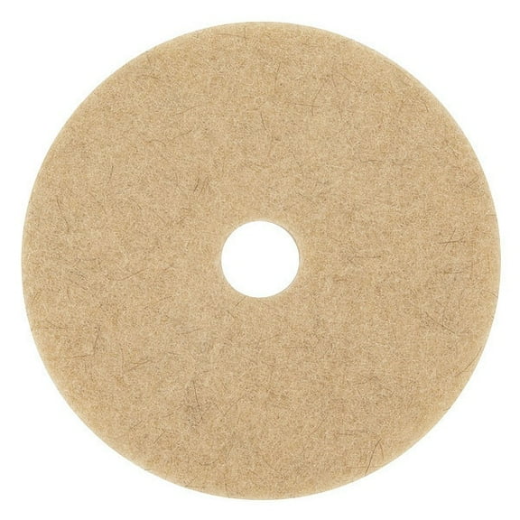 1pack 3M 3500 Burnishing Pad, 21 In, Tan, PK5