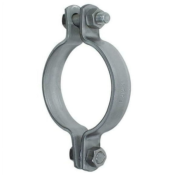 Medium Pipe Clamp,1"W,Galvanized Steel 0500345087