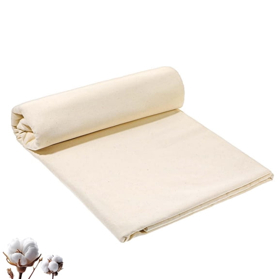 1pack Cotton Muslin Fabric Textile 78.7x63In Unbleached Muslin Fabric Material for Sewing QZS Durable Quilting Sewing Cloth Supply