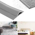 thumbnail image 1 of 1pack Cuttable Floor Carpet Edge Binding,QZS Portable Flexible Carpet Edge Trim Strip for Home,Floor Transition Strip for Kitchen,Home,Gray, 1 of 6