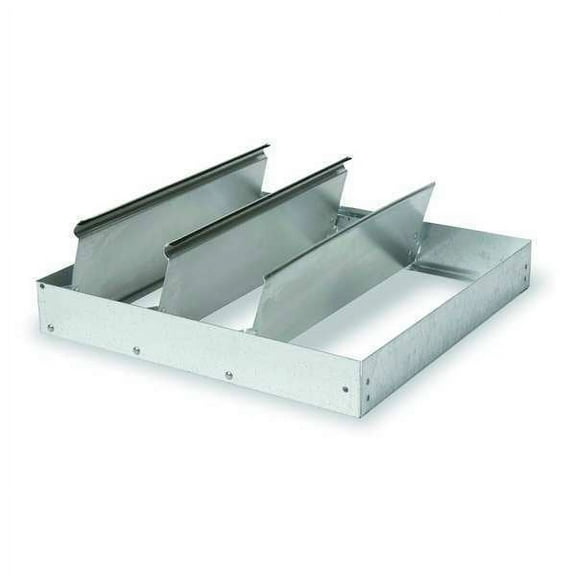 1pack Dayton 3HHL4 Backdraft Damper, Vert/Horiz Mtg, 7 3/4 Sq