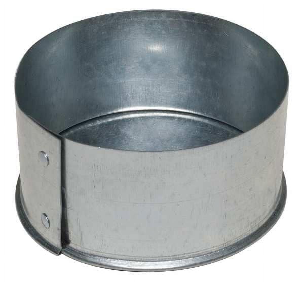 1pack Greenseam GRECP14GA26 End Cap, 14 in Duct Dia, Galvanized Steel, 26 GA, 14 in W x 2 in H