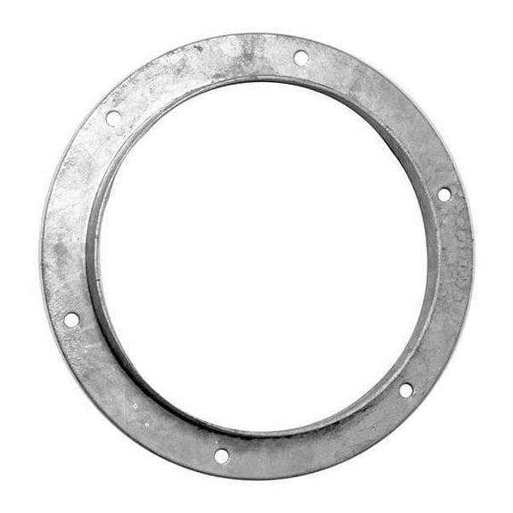 1pack Nordfab 8010000147 Angle Flange, 10 in Duct Dia, Galvanized Steel, 22 GA, 1-1/4" H