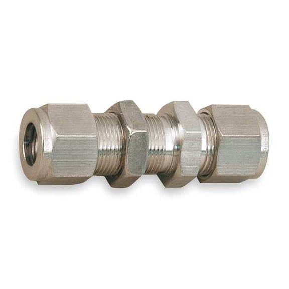 1pack Parker 2BC2-316 1/8" A-LOK SS Bulkhead Union