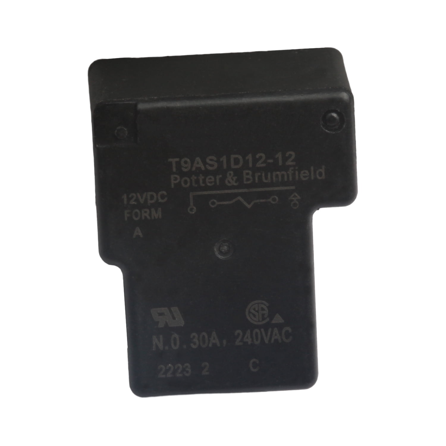 1pack T9AS1D1212 12VDC 30A SPSTNO Dryer Relay for Dryer Control Board