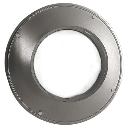 1pack ZoroSelect 4JRN3 Snap On Collar, Round, Galvanized Steel
