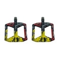 thumbnail image 1 of 1pair Bearing Carbon Tube Cycling Pedals High Strengths Wide Platform Pedals for Outdoor Exploration, 1 of 8