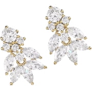 1pair Bridal Cluster Earrings Rhinestone Dangle Earrings for Weddings Lightweight Relaxing Fashion Jewelry Graceful for Bridesmaids and Unique Events[n051]