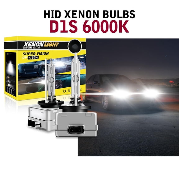 1pair Car Xenon Lamp D1S Car Lamp Xenon Lamp D1S Car Modified Xenon Headlight Car Headlamp Car Replacement Parts Car Xenon Lamp Front Headlight